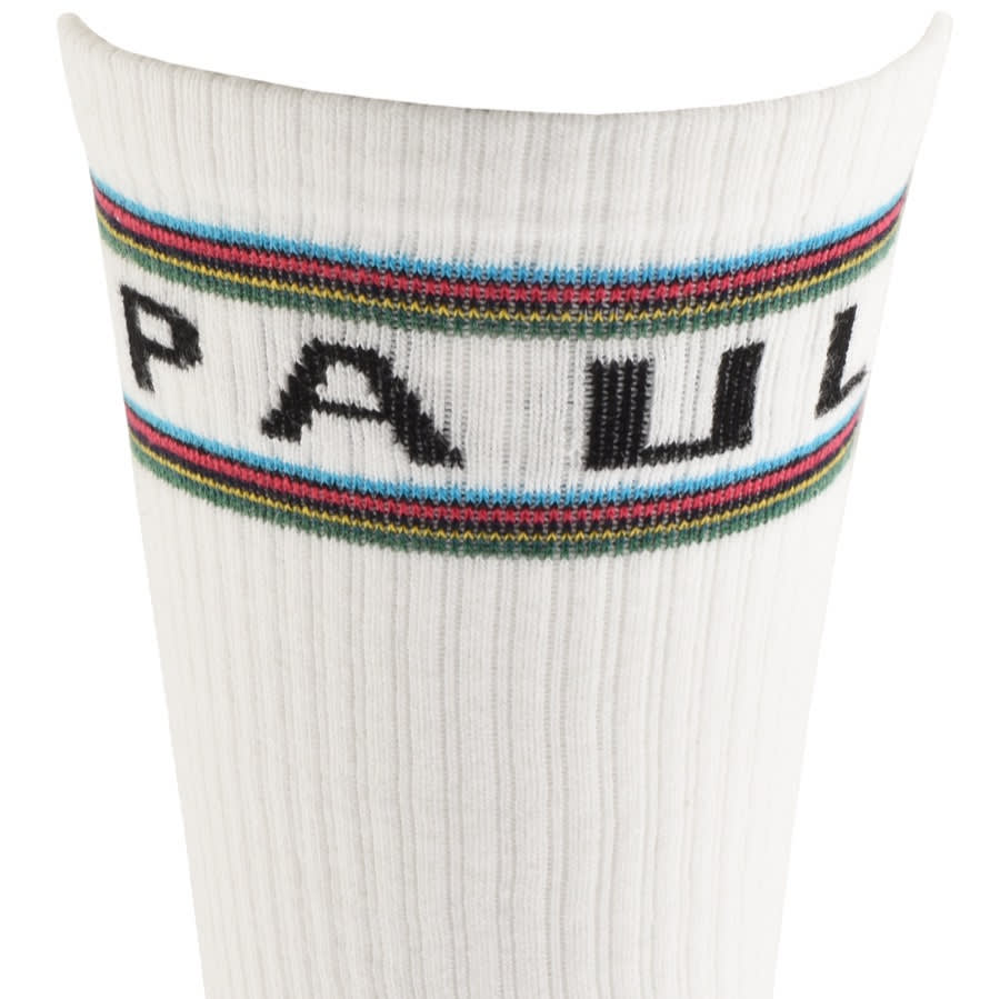 Alternative Image for ProductPaul Smith Logo Socks Off White3